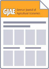 German Journal of Agricultural Economics雜志封面